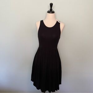 HiMONE Solid Black Tank Dress Size Small NWT Classic Minimalist Cheap!
